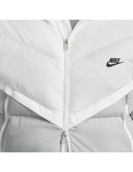 Cazadora Hombre Nike Pl-Fld Blanca Gris