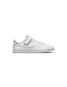 Zapatilla Nike Niño Court Legacy Blanca