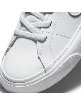 Zapatilla Nike Niño Court Legacy Blanca