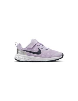 Zapatilla Niña Nike Revolution Lila Plata