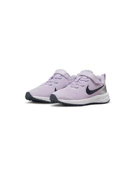 Zapatilla Niña Nike Revolution Lila Plata