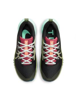 Zapatilla Mujer Nike Pegasus Trail 4 Negra Verde