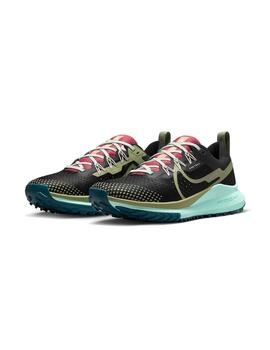 Zapatilla Mujer Nike Pegasus Trail 4 Negra Verde