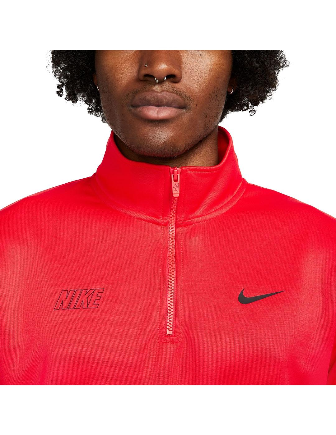Sudadera Hombre Nike NSW Repeat roja