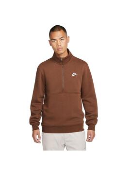 Sudadera Hombre Nike Nsw Club Marrón