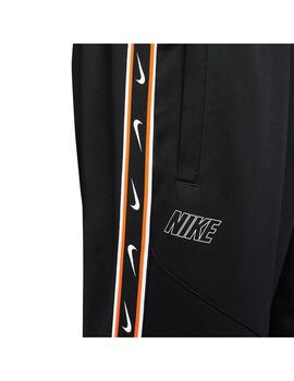 Pantalon Hombre Nike Repeat Negro Naranja