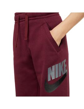 Pantalon Niñ@ Nike Nsw Club+ Granate