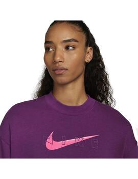 Sudadera Mujer Nike Df Gx Granate