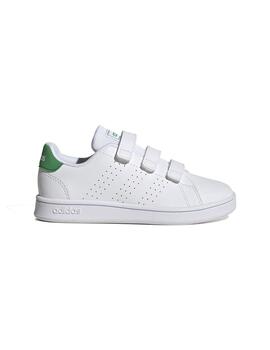 Zapatilla Niñ@ adidas Advantage CF Blanco/Verde