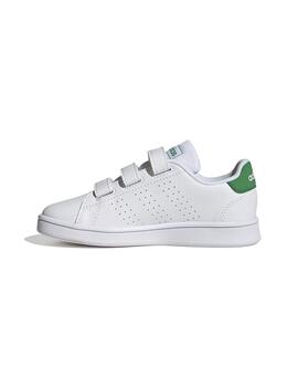 Zapatilla Niñ@ adidas Advantage CF Blanco/Verde