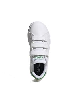 Zapatilla Niñ@ adidas Advantage CF Blanco/Verde