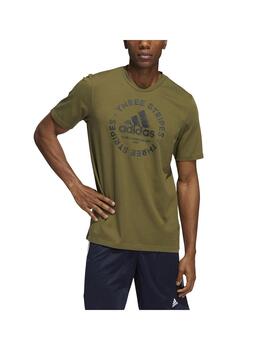 Camiseta Hombre adidas SKT Verde