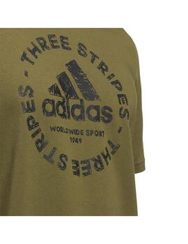 Camiseta Hombre adidas SKT Verde