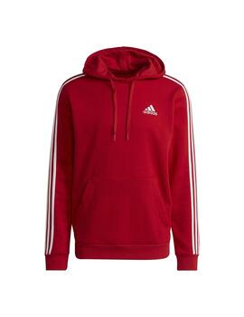 Sudadera Hombre adidas 3 Stripes Rojo