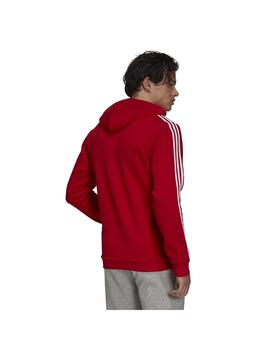 Sudadera Hombre adidas 3 Stripes Rojo