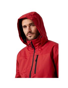 Cazadora Hombre HH Crew Hooded Midlayer Rojo