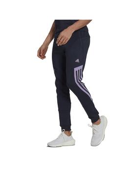 Pantalón Hombre adidas Fleece Marino/Rosa