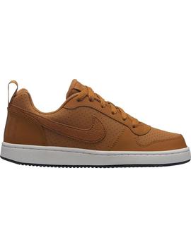 Zapatilla Nike Court Borough Low Marrón Junior