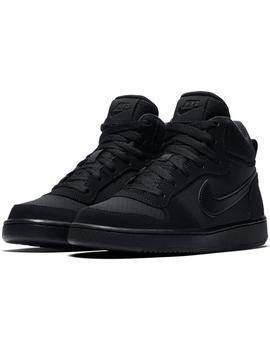 Zapatilla Nike Court Borough Negra Junior Mujer