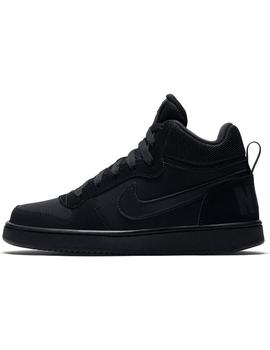 Zapatilla Nike Court Borough Negra Junior Mujer