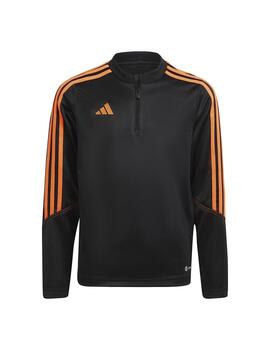 Sudadera Niño adidas Tiro 23 Negro/Naranja