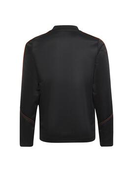 Sudadera Niño adidas Tiro 23 Negro/Naranja