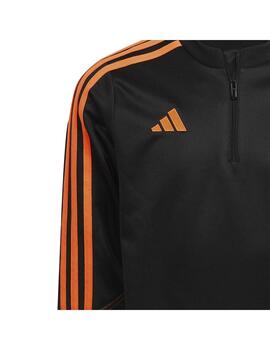 Sudadera Niño adidas Tiro 23 Negro/Naranja
