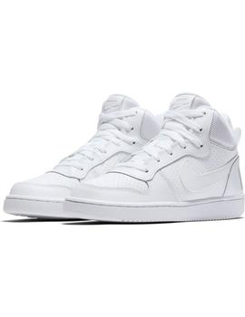 Zapatilla Nike Court Borough Blanca Junior Mujer