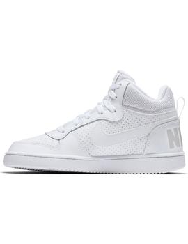 Zapatilla Nike Court Borough Blanca Junior Mujer