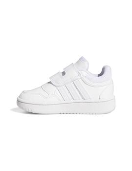 Zapatilla Baby adidas Hoops 3.0 Blanco