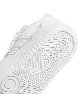 Zapatilla Baby adidas Hoops 3.0 Blanco