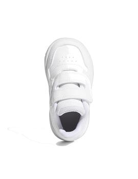 Zapatilla Baby adidas Hoops 3.0 Blanco