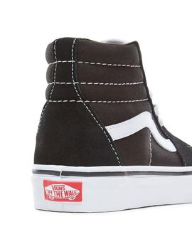 Zapatilla Niño Vans Sk8-Hi Negra Blanca