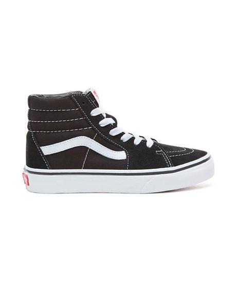 vans blanca y negra