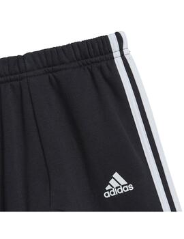 Conjunto Niño adidas Logo Gris/Negro