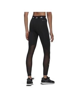 Malla Mujer adidas TechFit 3 Stripes 7/8 Negro