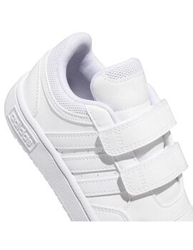 Zapatilla Niñ@ adidas Hoops 3.0 CF Blanco