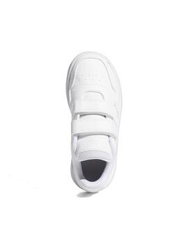 Zapatilla Niñ@ adidas Hoops 3.0 CF Blanco