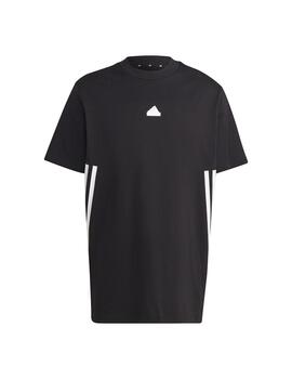 Camiseta Hombre adidas M FI 3S Negro