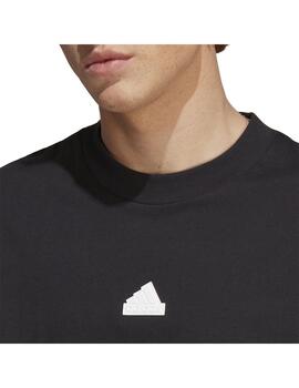 Camiseta Hombre adidas M FI 3S Negro