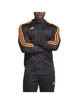 Sudadera Hombre adidas Tiro23 Negro Naranja