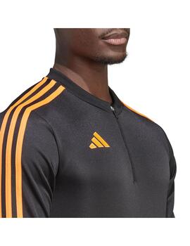 Sudadera Hombre adidas Tiro23 Negro Naranja