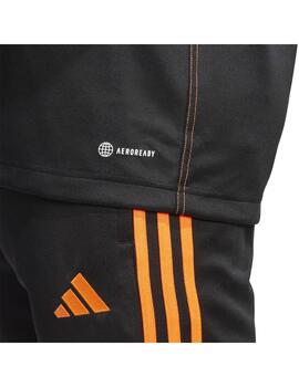 Sudadera Hombre adidas Tiro23 Negro Naranja