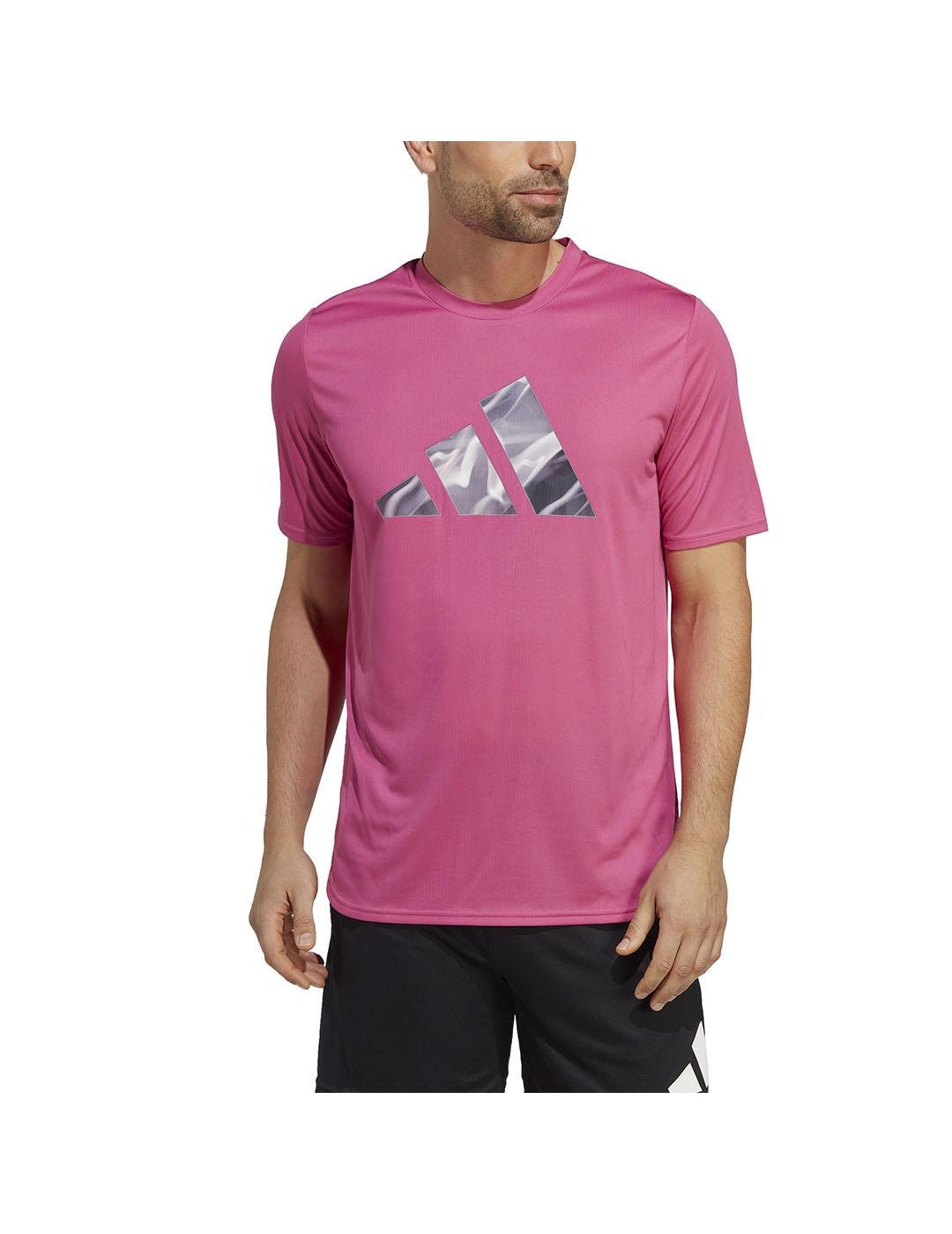 Camiseta Hombre addias D4m Hiit Rosa