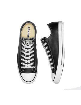 Zapatilla Unisex Converse  All Star OX Piel Negra