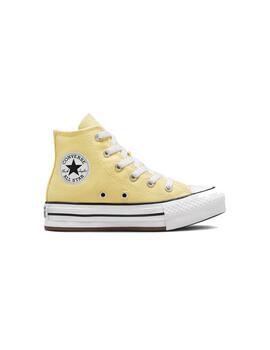 Zapatilla Junior Converse Ctas Eva Lift Hi Amarill