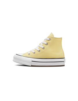 Zapatilla Junior Converse Ctas Eva Lift Hi Amarill