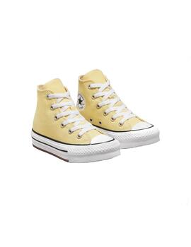 Zapatillas Niña Converse Ctas Eva Lift Hi Amarillo