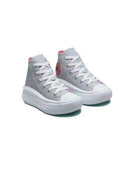 Zapatilla Junior Converse Move Hi Gris