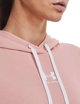 Sudadera Mujer Under Armour Rival Terry Rosa